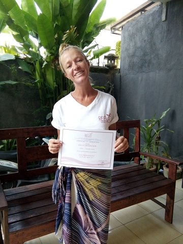 Reeva Bali Spa School Student